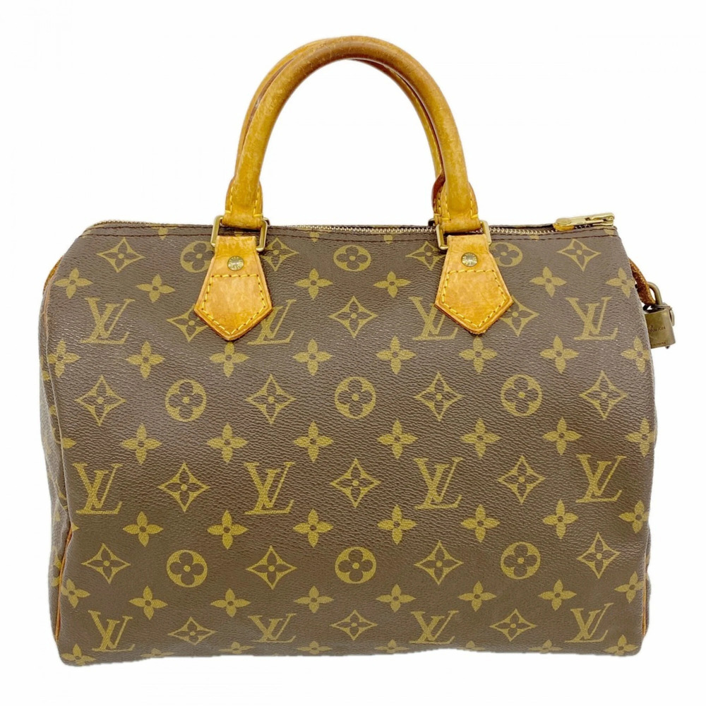 LOUIS VUITTON Brown Monogram Speedy 30 Bag